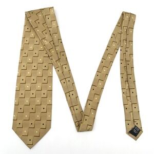 Bergamo New York Men‎ Silk Tie Classic Geometric Handmade Luxury Timeless Office